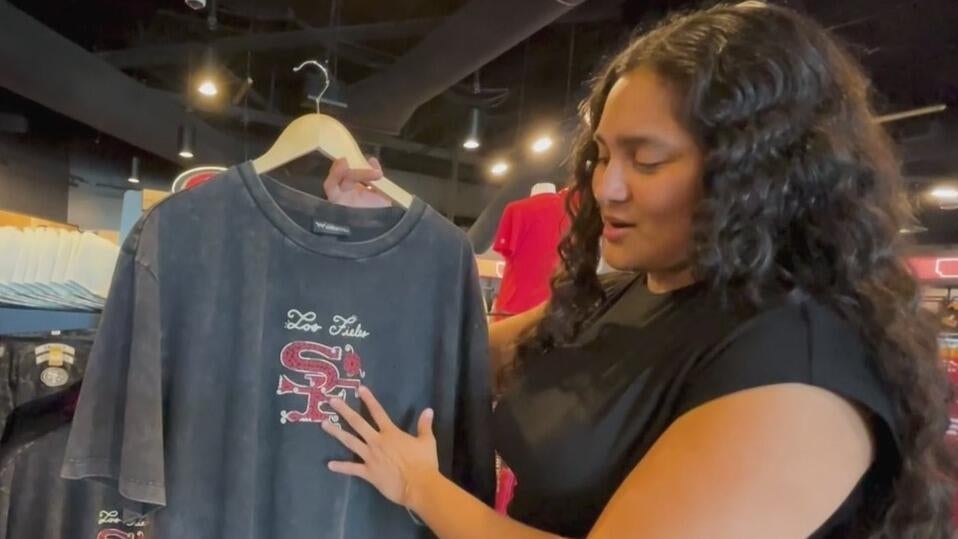 San Francisco 49ers unveil Latino Heritage Collection of team merchandise for "Los Fieles" — CBS Bay Area (KPIX), Hillsborough Sports news