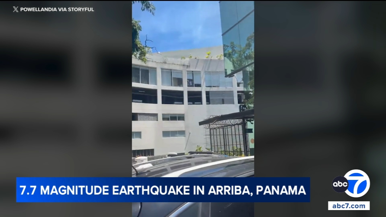 Panama earthquake: Tsunami threat after magnitude 7.7 earthquake and 6.6 aftershock rock region, USGS reports
       — ABC 7 Bay Area, Hillsborough Schools news
