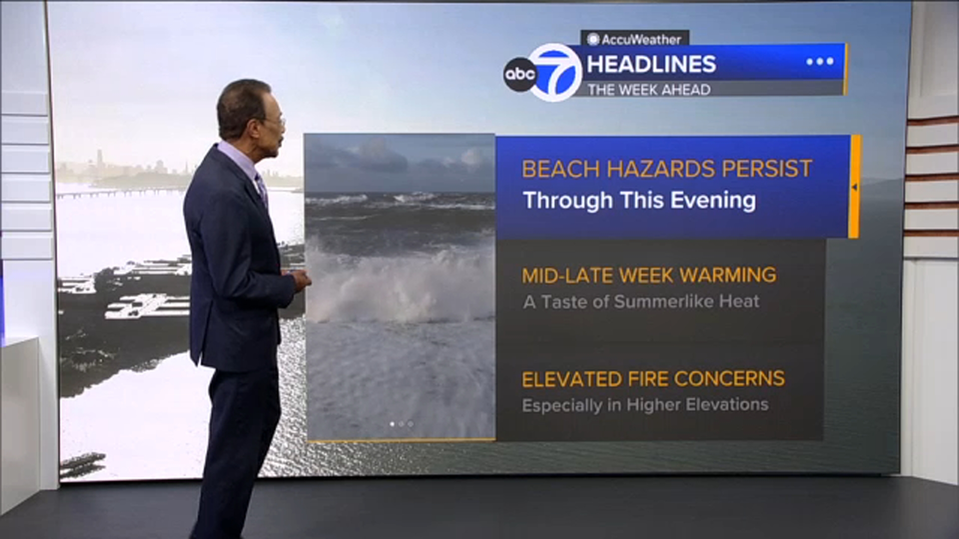 AccuWeather Forecast: Beach Hazards Statement for coast until 10 p.m.
— ABC 7 Bay Area, Hillsborough Community news