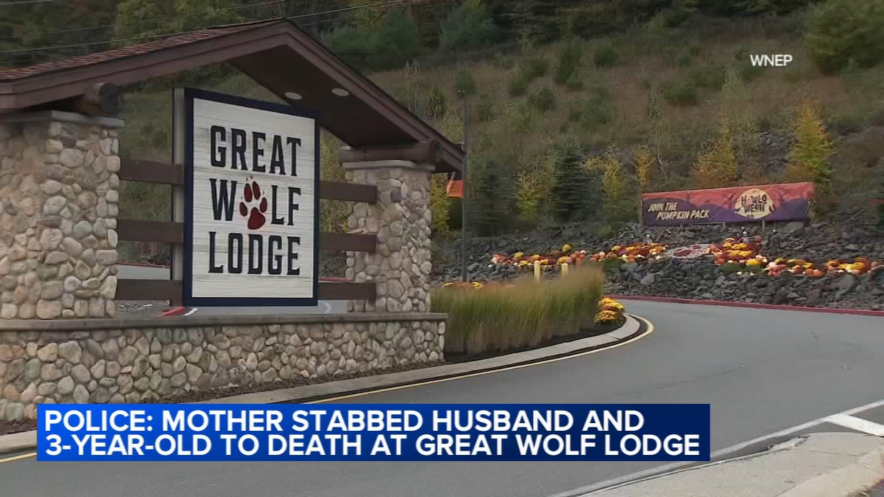 Great Wolf Lodge homicide: Metallica Rose Harrison accused of stabbing husband Charles Harrison, son to death at family resort in the Poconos in Scotrun, Monroe County, Pennsylvania
— ABC 7 Bay Area, Hillsborough Community news
