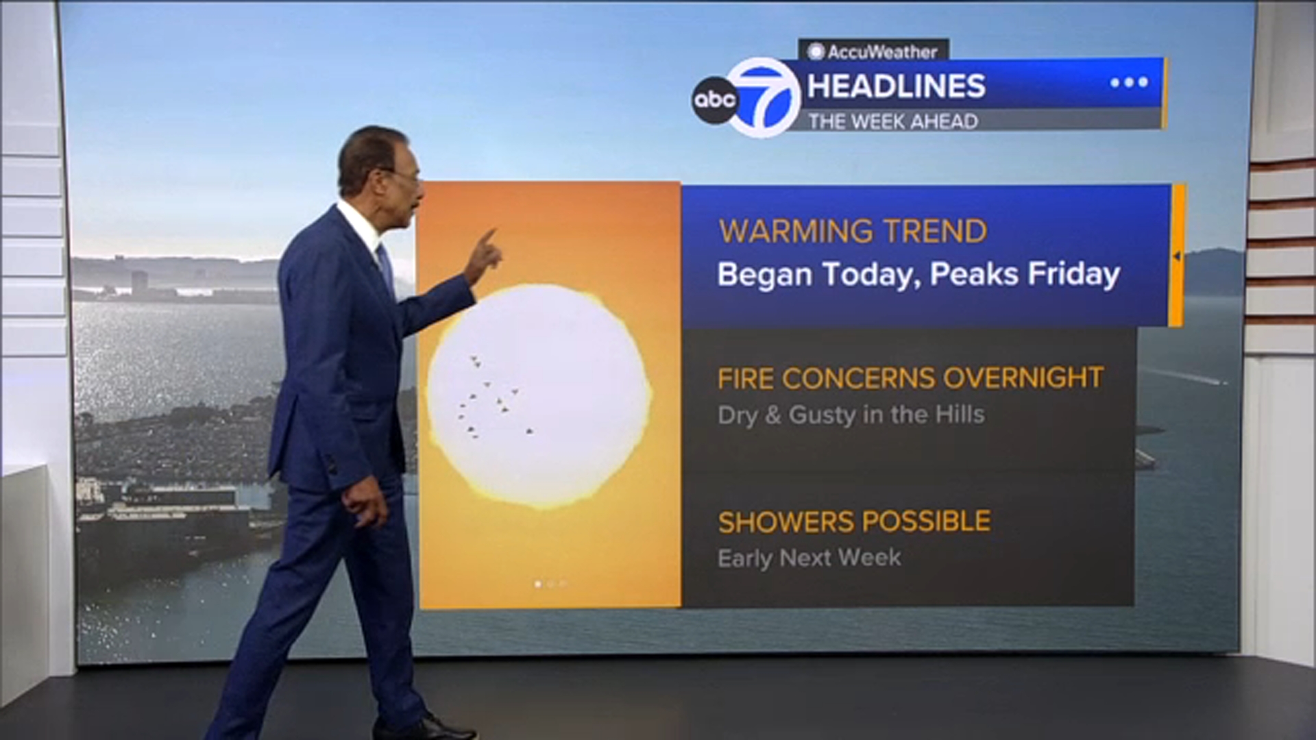 AccuWeather Forecast: Warming trend begins with higher fire danger coming overnight
— ABC 7 Bay Area, Hillsborough Community news