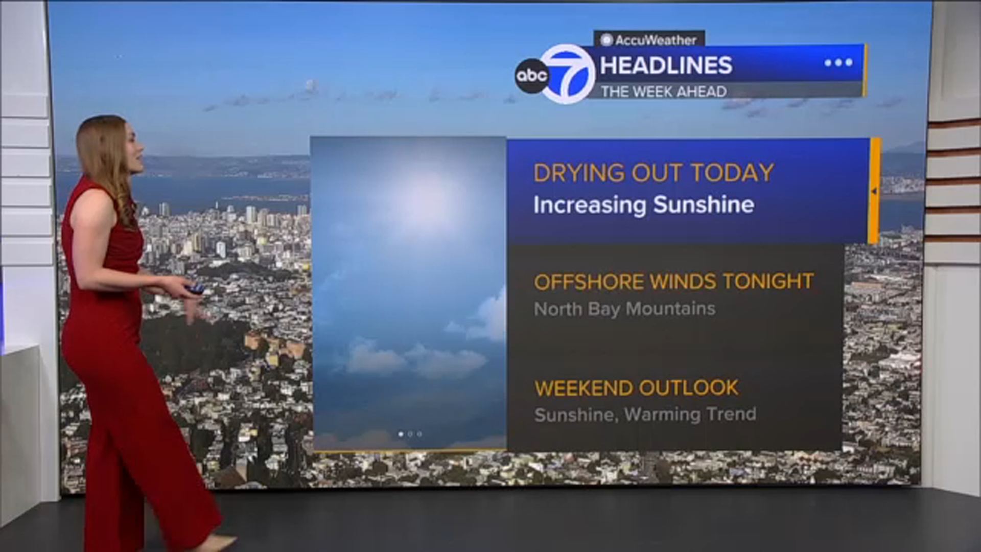 AccuWeather Forecast: Clear skies overnight, warmup this weekend
       — ABC 7 Bay Area, Hillsborough Community news