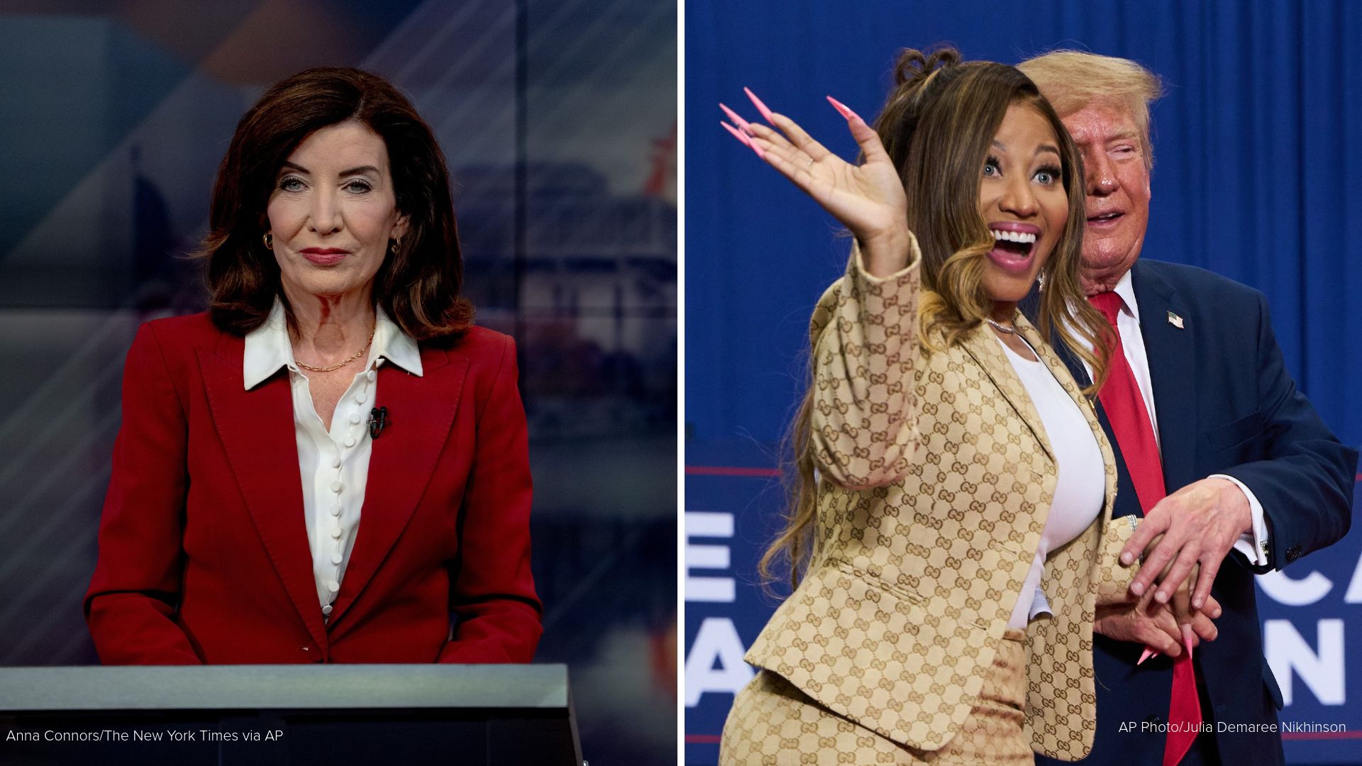 New York Governor Kathy Hochul responds after rapper Nicki Minaj calls her 'evil'
       — Hillsborough Community news