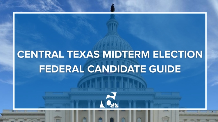 Federal Ballot Guide: Who is on the ballot for Congress and U.S. Senate in Central Texas — KCEN (Central Texas), Hillsborough Community news