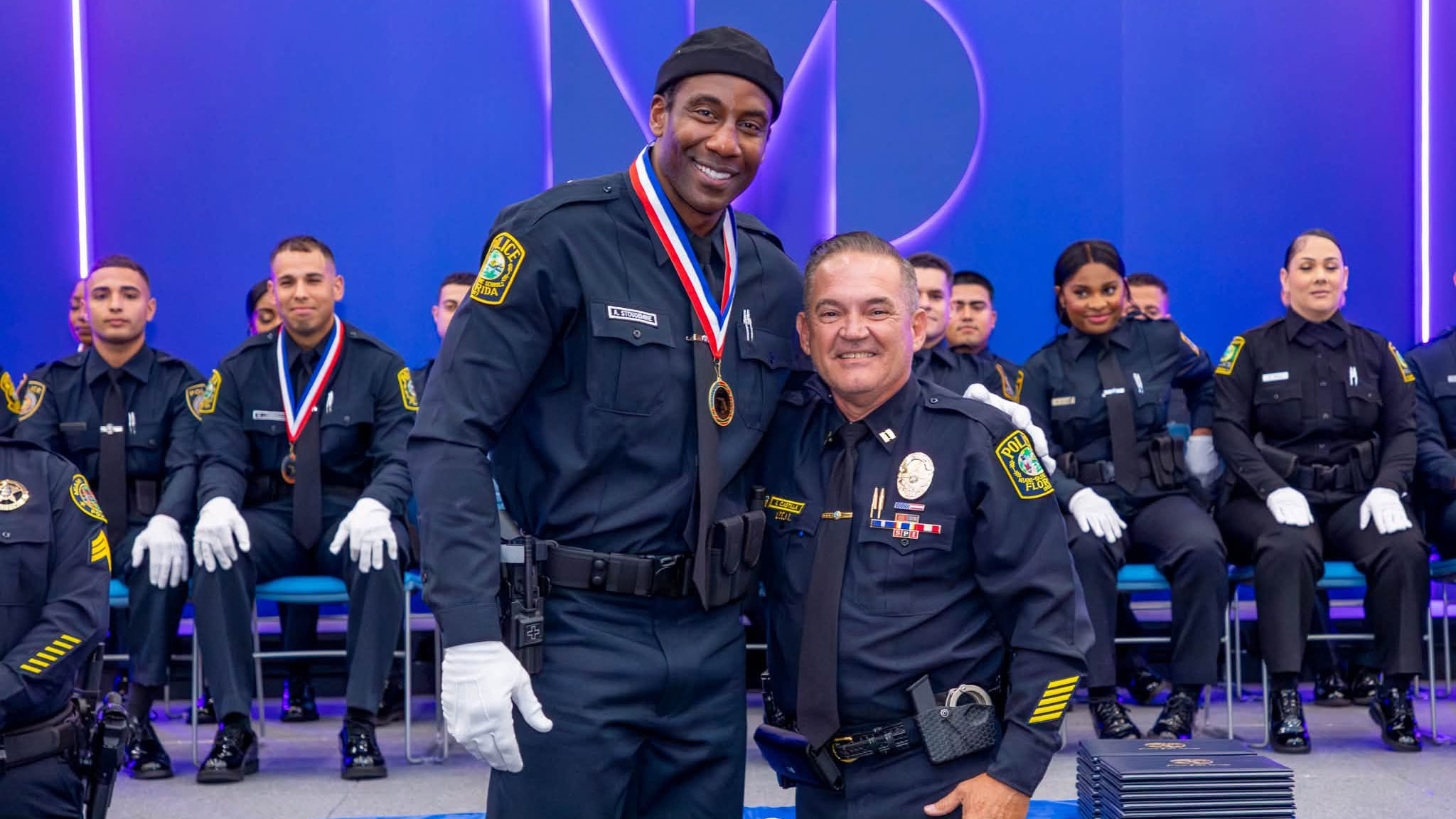 NBA hall of famer Amar'e Stoudemire begins new career as Florida police officer — KTVU Sports, Hillsborough Sports news
